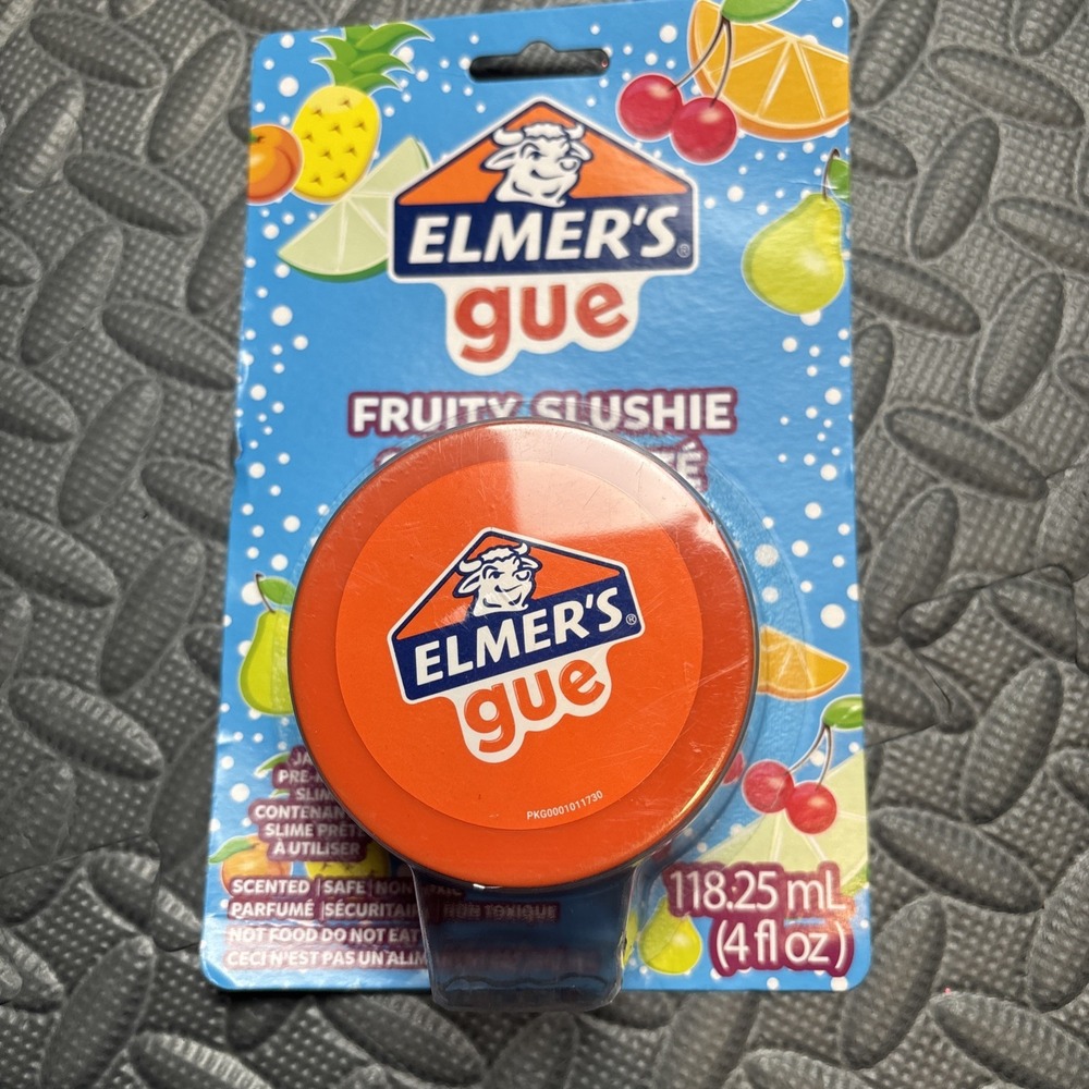 Elmer's Gue Pre-Made‎ Slime 4oz Fruity Slushie NEW SEALED Kids Arts Crafts